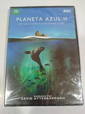 Planet Azul II David Attenborough BBC - 3 X DVD Spanish English New • £30.96