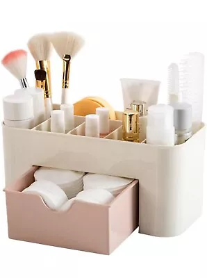 Cosmetic Make Up Organiser Display Table Desktop Stand Makeup Drawer Type Box • £6.99