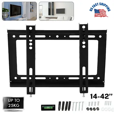 TV Wall Mount Bracket For 14 16 20 24 27 28 32 37 40 42 Inch Screen US NEW • $9.11