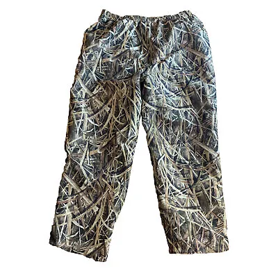Mossy Oak Pants Mens 2XL XXXL Brown Camo Shadow Grass Blades Hunting Gear XXXL ? • $13.93