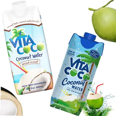 Vita Coco - Pure Pressed / Original Coconut Water 330ml - Naturally Hydrating  • £29.13