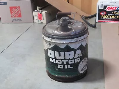 Rare Westland Oil 5 Gallon Buffalo Gas Dura Metal Can W/ Spout Minot ND • $49.99