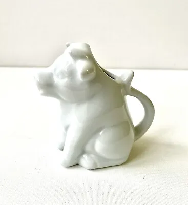 Very Cute Porcelain Sitting Cow Milk Jug With Handle Excellent Cond. 80ml Appr • £6