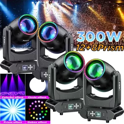 300W LED 18Prism Moving Head Light Beam Stage DMX Spot Disco Party DJ Lighting • $199.98