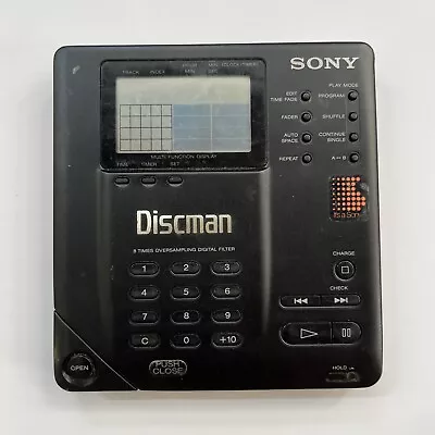 Sony D-35 Vintage Discman Portable CD Player PARTS ONLY UNTESTED Made In Japan • $49.99