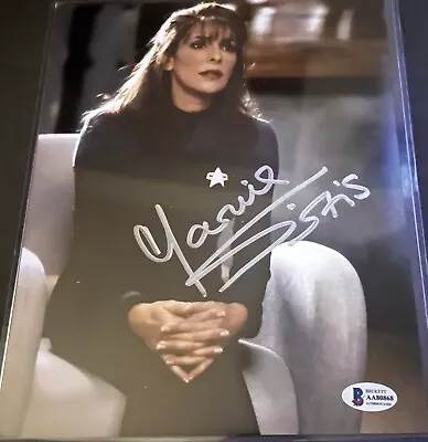 Marina Sirtis Star Trek Signed 8x10 Beckett Bas • $85