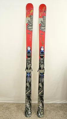 $289 • Buy 179cm K2 FUJATIVE Twin Tip Freestyle Park Pipe Skis W/ LOOK PX12 Bindings