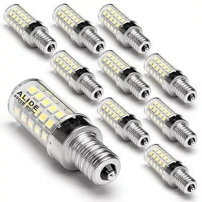 ALIDE E12 C7 Led Candelabra Bulbs 6000k Daylight White 60 Watt E12 Halogen Eq... • $39.58