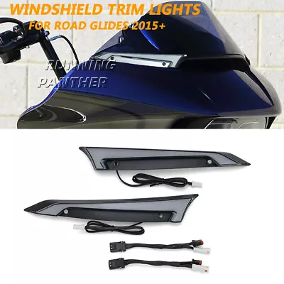 Motorcycle Tracer Windshield Trim Lights For Road Glides Special 2015-2023 2022 • $61.20