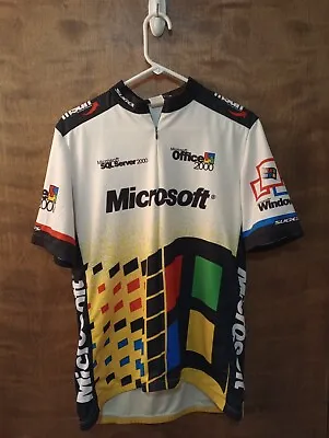 Sugoi Cycling Jersey - VINTAGE Microsoft Windows 2000 - XL - GREAT CONDITION • $20.99