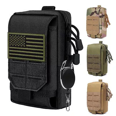 Tactical Molle Pouch Utility EDC Tool Waist Pack Bag Military Medical EMT Pouch • $11.98