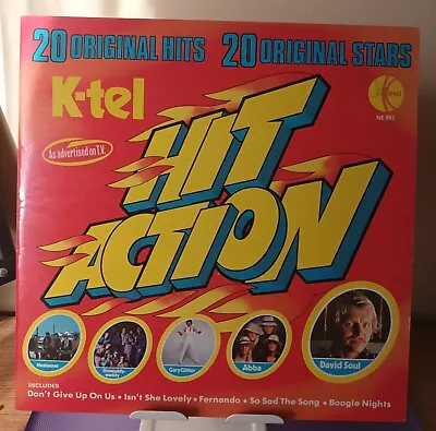 K-Tel  Hit Action Vinyl LP 1977 /  NE 993 /20 Original Hits 20 Original Stars/ • £2.99