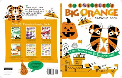 Ed Emberley's Big Orange Drawing Book Paperback Edward R. Emberle • $8.06