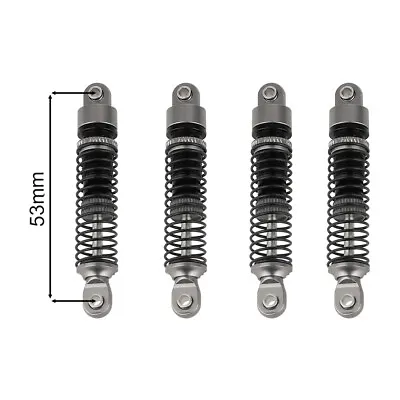 4pcs 53/59/66mm Aluminum Shocks Absorbers Damper For 1/18 RC Crawler TRX4M Car • $10.46