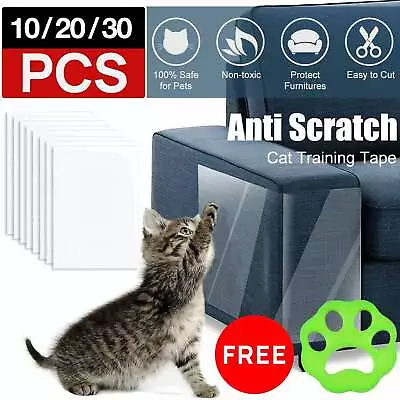 20/30 Cat Couch Sofa Scratch Guard Pet Furniture Wall Anti-Scratching Protector • $15.95