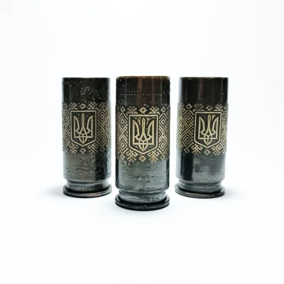 £21.43 • Buy Ukraine Trench Art War Memorabilia Brass Shot Glass From Casing