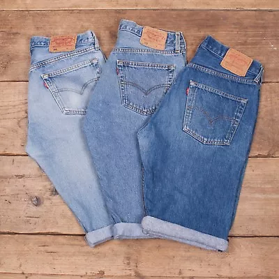 £28.99 • Buy Vintage Levis Denim Shorts 501 Grade A Jeans Size 30 32 33 34 36 38 40 42