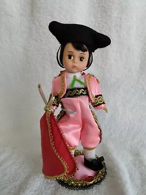 Madame Alexander Spanish Matador Doll Decorated Stand Wrist Tag & Box From 1992 • $28.95
