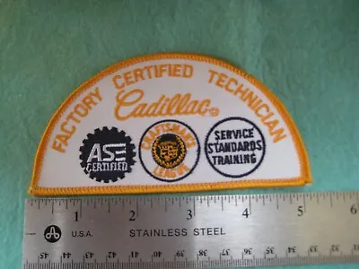 $12 • Buy Cadillac Factory Certified Technician Service Parts Uniform Dealer Hat  Patch 