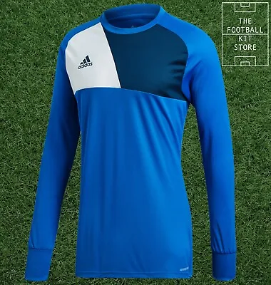 Adidas Assita Goalkeeper Shirt Youth - Blue GK Padded Jersey - All Sizes • £22.99