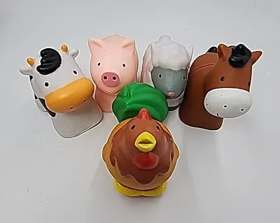 5 MELISSA & DOUG  Farm  Animals  Pop Blocks Cow Pig Horse Sheep Chicken  • $10.49