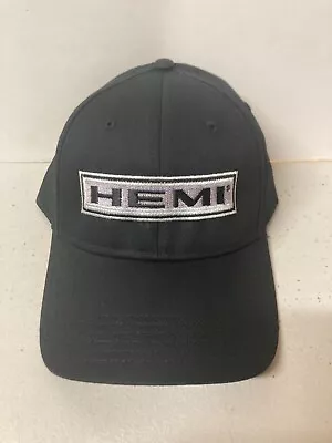 HEMI Adjustable Embroidered Black Hat. Dodge Plymouth Mopar Drag Race • $28.95