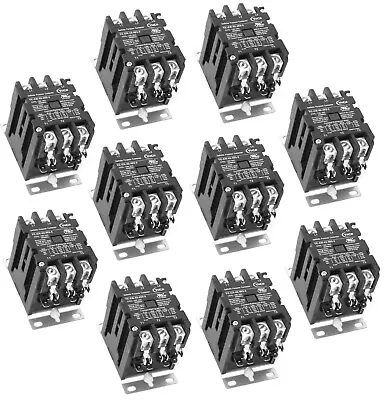 ( 10 ) YC-CN-42-403-7 DP Contactor 40A 3P 277V Coil FITS FURNAS SIEMENS 42BF35AL • $269.99