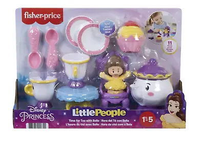 Fisher-Price Little People Disney Princess Time For Tea With Belle Toy New W Box • $57.40