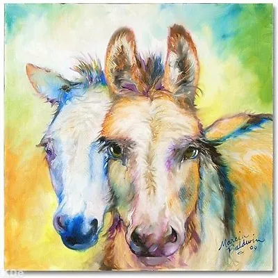  Donkey Friends  ORIGINAL PAINTING By Marcia Baldwin • $850
