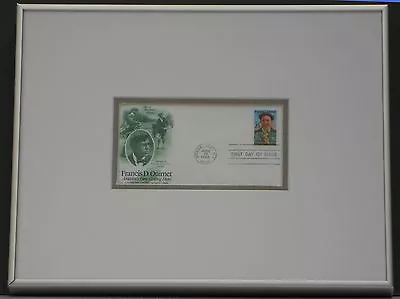 $45 • Buy Francis Ouimet First Cover And Stamp - Framed & Matted - 11 X14