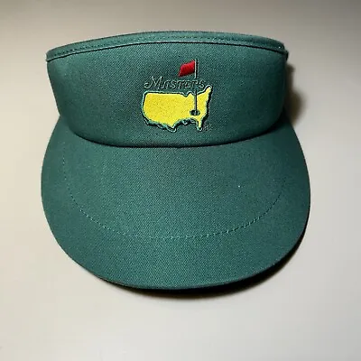 New Masters Augusta National Green Yellow Hat Cap Visor Strap Back • $24.87