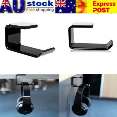 $11.11 • Buy Headphone Bracket Hanger Under Desk Wall Mounted Headset Holder Display Stand