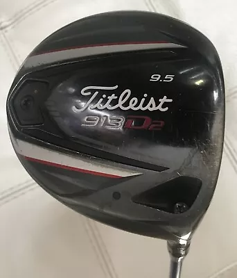 Titleist 913 D2 Driver 9.5 Deg Stiff Graphite Shaft Good Lampkin Grip • $79.99