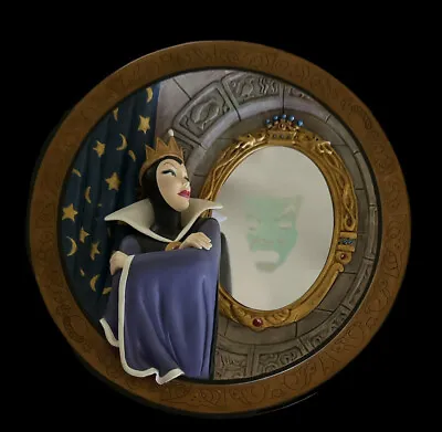 Disney Snow White Seven Dwarfs Magic Mirror On The Wall 3D Plate 16thAnniversary • $100