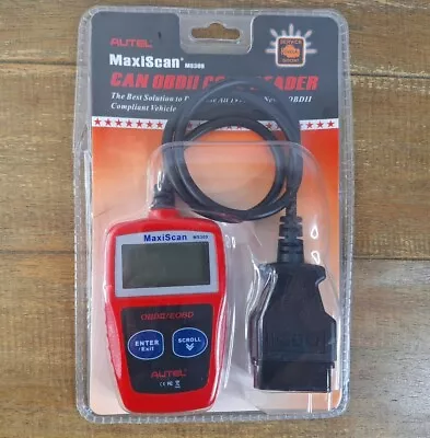 Autel Maxiscan MS309 Auto OBD-II/EOBD Car Scanner & Code Reader Diagnostic Tool • $11.95