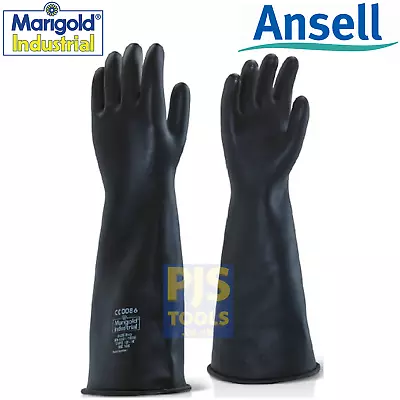 Ansell Marigold Emporer 87-104 17in Heavyweight Rubber Gauntlet Glove M L Or XL • $27.35