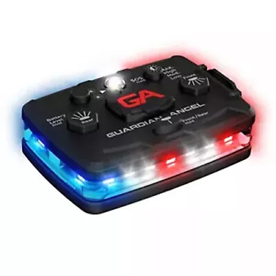 Guardian Angel Elite Personal Wearable Safety Light W/Magnetic Mount (Blue/Red) • $98