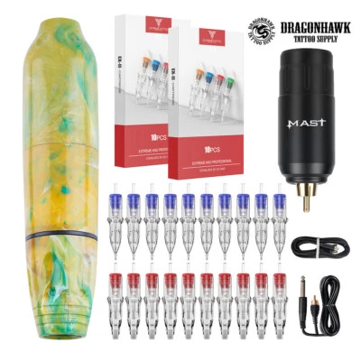 $61.99 • Buy Dragonhawk Mast Battery Pack Wireless Power Supply RCA Tattoo Machine Motor Pen