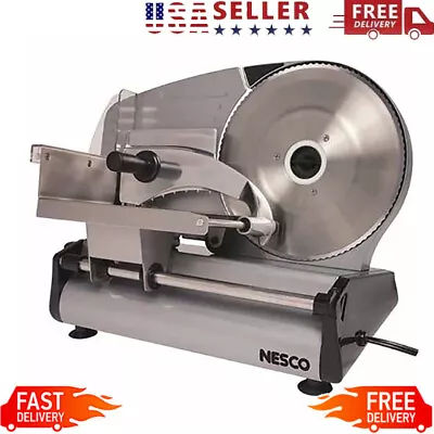 8.7  Blade Food Slicer Everyday Meat Bread Deli Cheese Kitchen Stainless Steel • $142.47