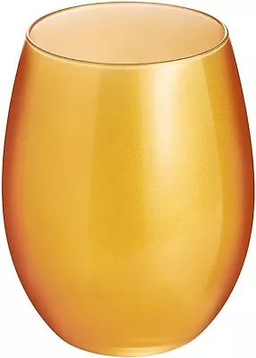 Chef & Sommelier Set Of 6-High Primarific Gold Drinking Glass 35cl Restaurant • £29.99