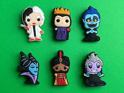 Disney Villains Inspired  Shoe Charms For Crocs Bracelet Shoes Wristband Anime • $2