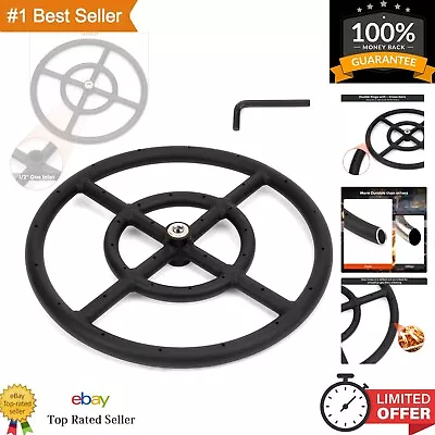 12 Inch Round Fire Pit Burner Ring For Natural Gas & Propane Fire Pit Firepla... • $60.22