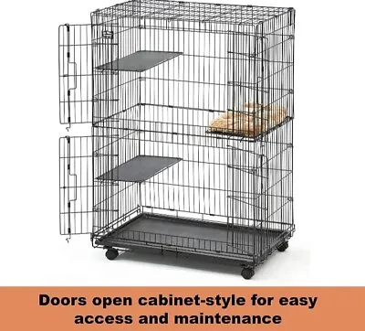 Midwest Cat Playpen / Cat Cage 3 Adjustable Resting Platforms Removabl-Open Box • $100
