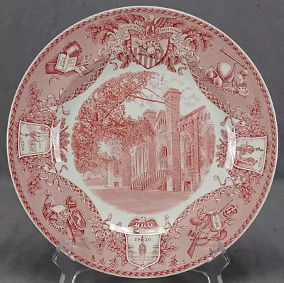 Wedgwood Grant Hall Old Mess Hall United States Military Academy Red Plate • $50