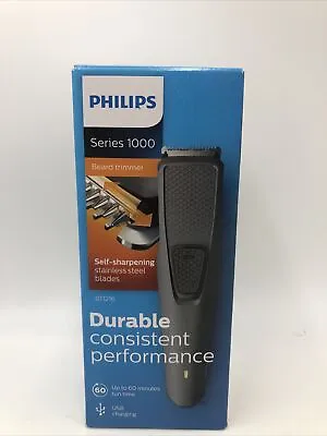 $34.47 • Buy Philips Beard & Stubble Trimmer Series 1000 With USB Charging BT1216/15- New 