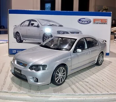 Classic 1:18 Ford Falcon BA FPV F6 Typhoon Model Car RARE Lighting Strike Silver • $950