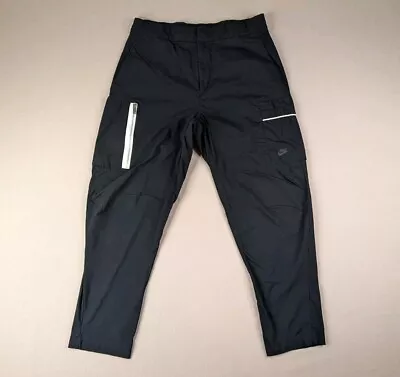 Nike Sportswear Tech Essentials Cargo Pants Adult 32 Medium Black DD7034-010 • $38.88