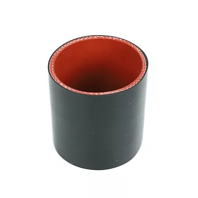 2  Inch 51 Mm ID Straight Silicone Intercooler Coupler Hose Pipe Black Red • $5.50
