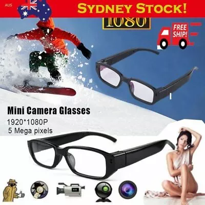 MiNi HD 1080P /720P Sports Camera Glasses DVR Video Recorder Sunglasses Eyeglass • $37.19