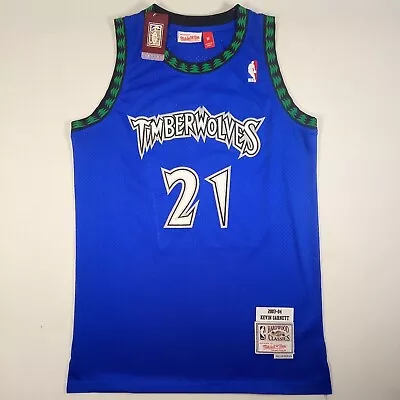 Kevin Garnett Embroidered #21 Jersey03-04 Retro Dark Blue New • $42.80